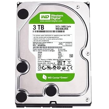 WD Green 3TB WD30EZRX 3.5インチ HDD 使用22時間 Amazon | Western Digital HDD 内蔵ハードディスク 3.5インチ